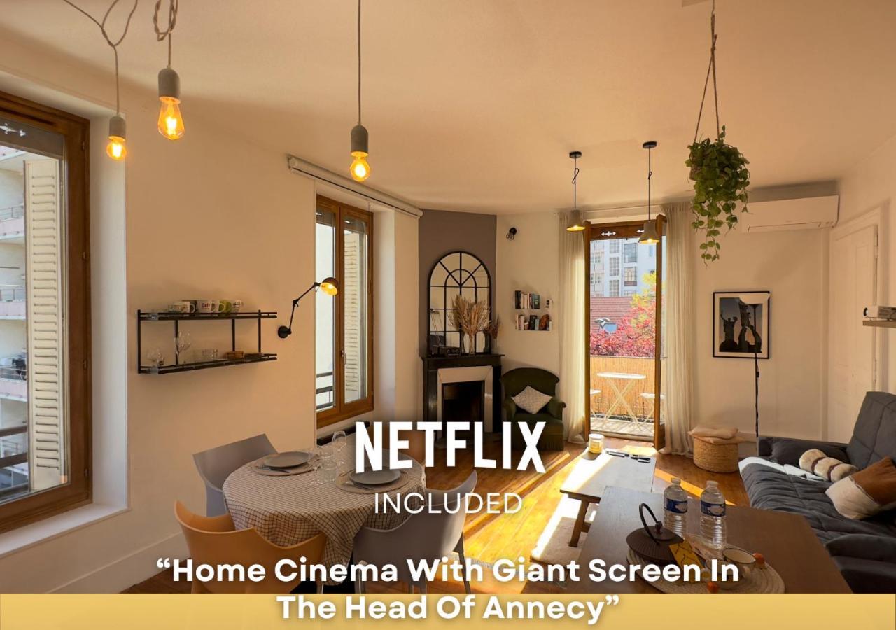 Duplex Loft - Central & Home Cinema Annecy Exteriör bild