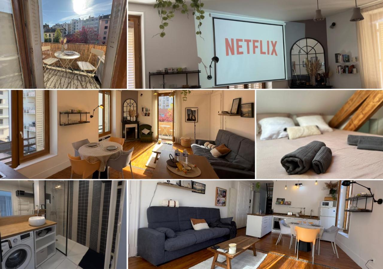 Duplex Loft - Central & Home Cinema Annecy Exteriör bild